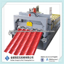 PLC Control Step Tile Roll Forming Machine for Glazed Tile, Roof Tile, Metal Roof Tile